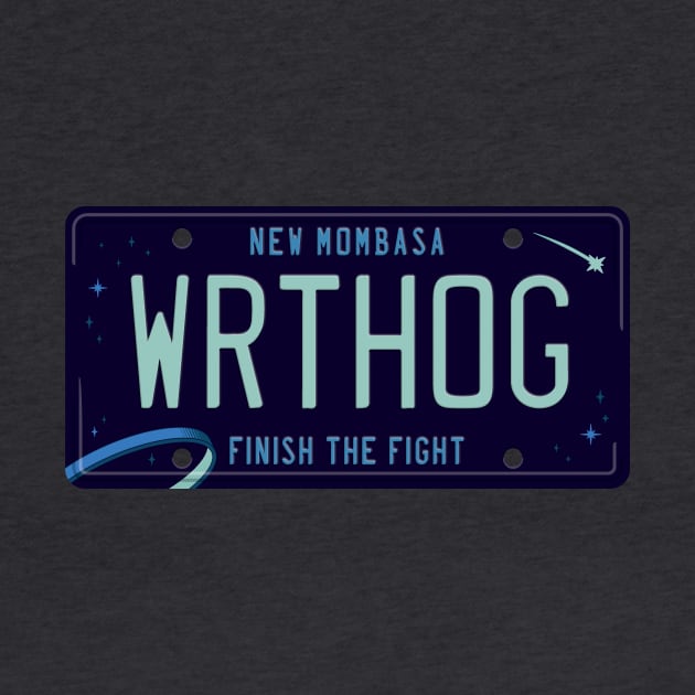 Warthog License Plate by DCLawrenceUK